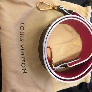 Louis Vuitton pink strap